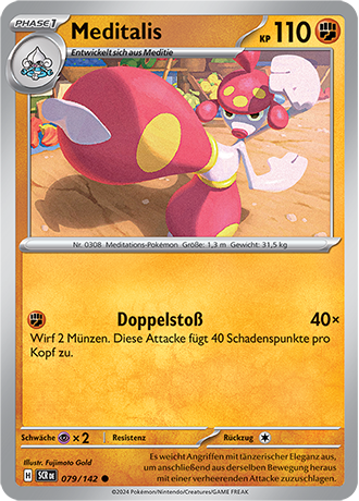 Pokémon Stellarkrone Reverse-Holo Karten nach Wahl Nr.: 002 -111 (DE)