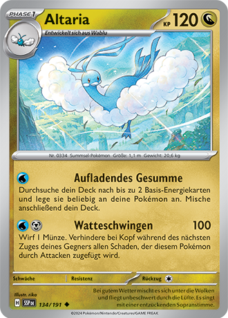 Pokémon Stürmische Funken Reverse-Holo Karten nach Wahl Nr. 117-158 (DE)