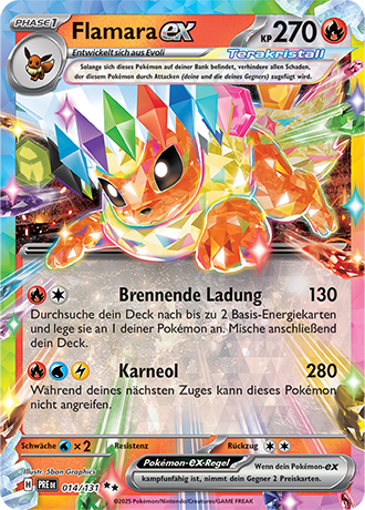 Pokémon Prismatische Entwicklungen Fullart/EX Karten nach Wahl (DE)