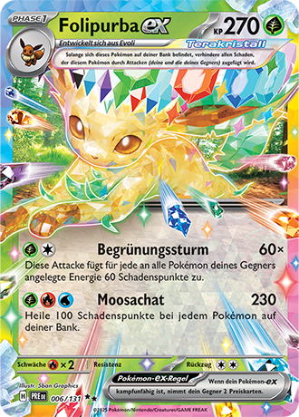 Pokémon Prismatische Entwicklungen Fullart/EX Karten nach Wahl (DE)