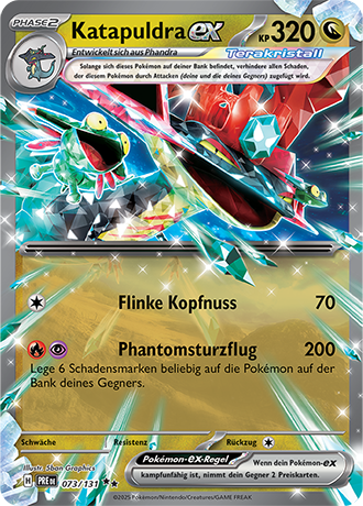 Pokémon Prismatische Entwicklungen Fullart/EX Karten nach Wahl (DE)