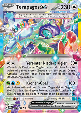 Pokémon Prismatische Entwicklungen Fullart/EX Karten nach Wahl (DE)