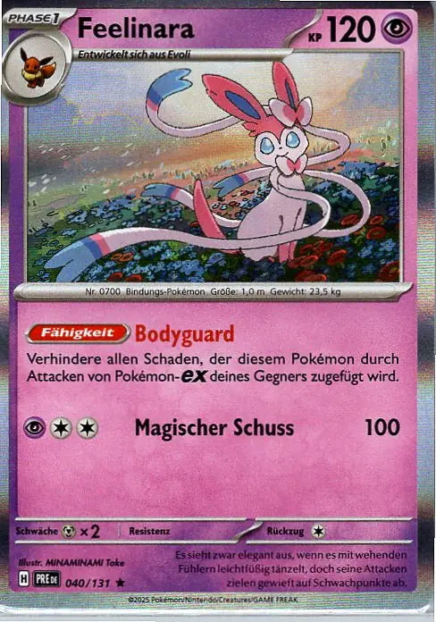 Pokémon Prismatische Entwicklungen Holografische Karten nach Wahl (DE)