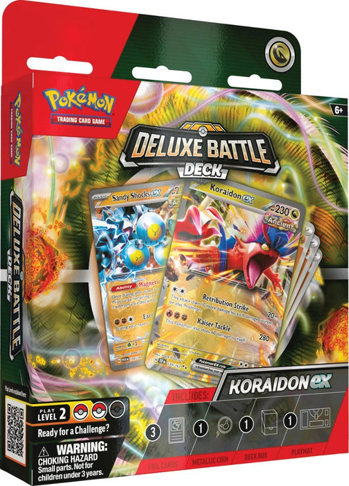 Pokémon Deluxe Battle Deck Miraidon-ex oder Koraidon-ex (DE)